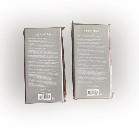 Sephora Rose Quartz Facial Roller *Bundle* - Light Pink-NEW - Picture 2 of 3